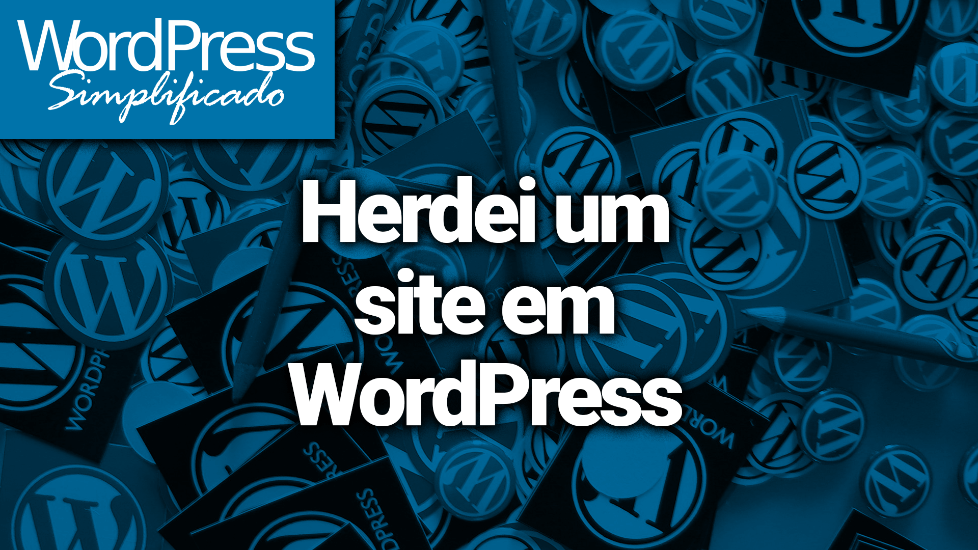Herdei um site em WordPress